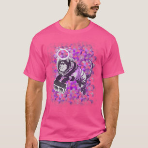 Camiseta Astronauthelmet Spaceshuttle Drum N Bass Gabber Fr