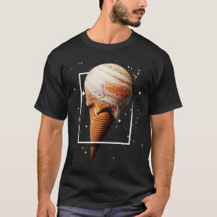 Camiseta Astronomer do planeta Cone, Sorvete Júpiter