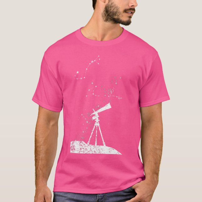 Camiseta Astronomer do telescópio (Frente)