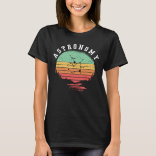 Camiseta Astronomia Amadurece Estrelas Espaciais Retroativa