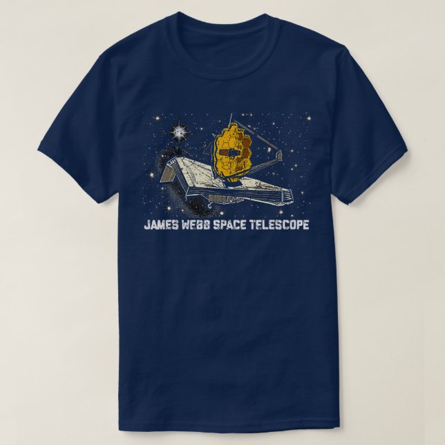 Camiseta Astronomia Astrophysi do James Webb Space elescope (Frente do Design)