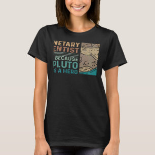 Camiseta Astronomia Da Ciência Planetária Vintage Para O Pl