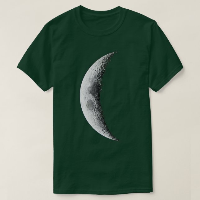 Camiseta Astronomia da Galáxia Espacial Crescente (Frente do Design)