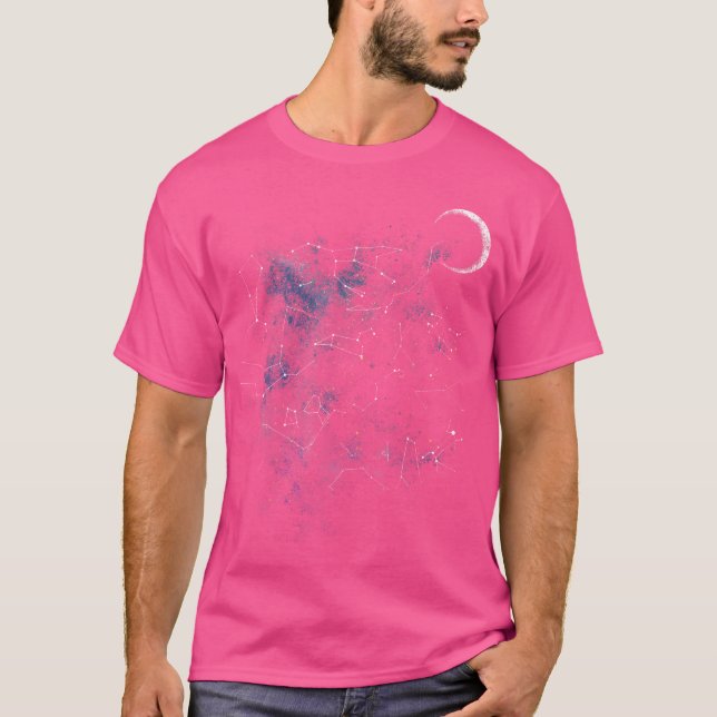 Camiseta Astronomia de Constelação em Espanque (Frente)