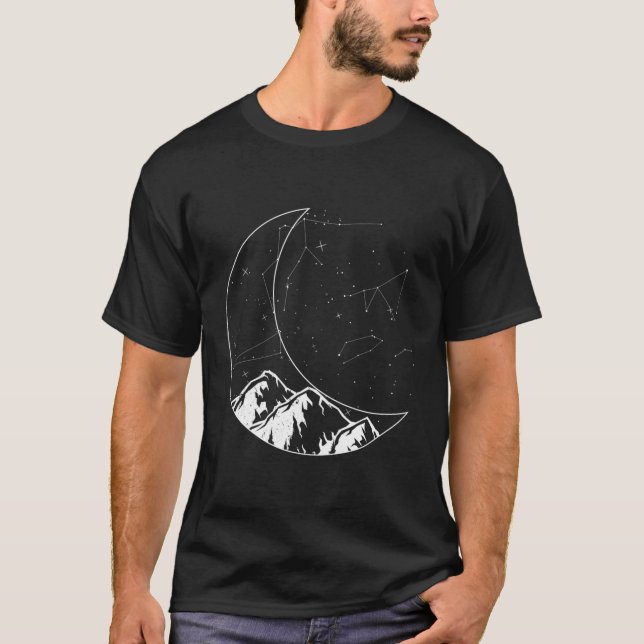 Camiseta Astronomia de constelação em estampagem (Frente)