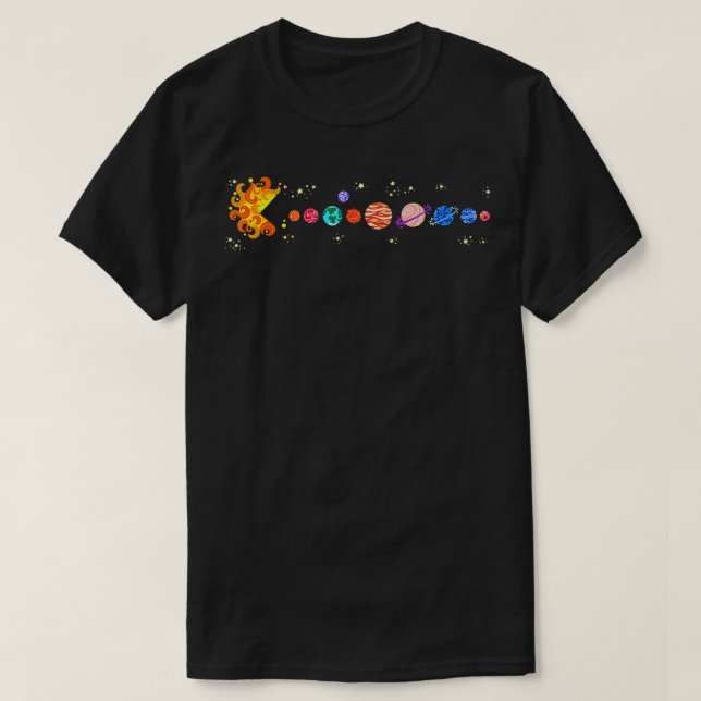 Camiseta Astronomia de Planeta Engraçado Ciência cada Espaç (Frente do Design)