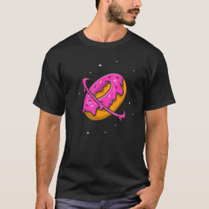 Camiseta Astronomia do Planeta Saturno do rosquinha de Noze
