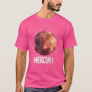 Camiseta Astronomia do Sistema Solar do Planeta Mercúrio