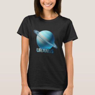 Camiseta Astronomia do Sistema Solar Planeta Urano