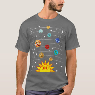 Camiseta Astronomia do Sistema Solar Planetas Espaciais da