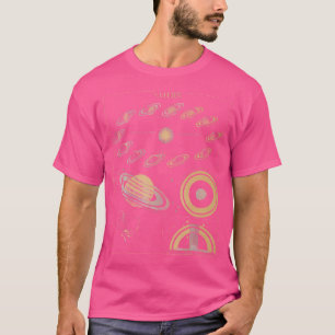 Camiseta Astronomia do Sistema Solar Saturno Planeta Saturn