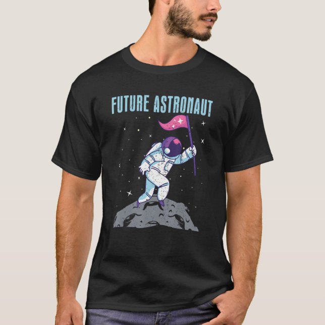 Camiseta Astronomia Espacial Astronômica Moon Astronomia Fu (Frente)