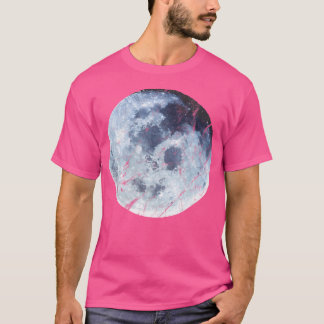 Camiseta Astronomia Espacial de Arte em Descamação da Lua A