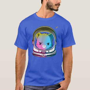 Camiseta Astronomia Espacial do Astronauta Arco-Íris Astron