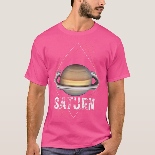 Camiseta Astronomia Espacial do Sistema Solar do Planeta Sa (Frente)