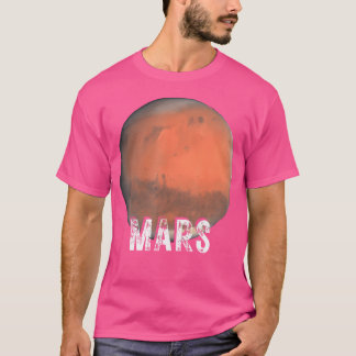 Camiseta Astronomia Espacial do Sistema Solar Planeta Mars
