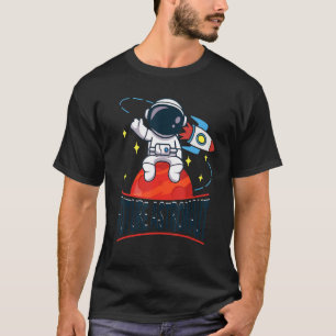 Camiseta Astronomia Espacial Galáxia Explorer Astronauta Fu