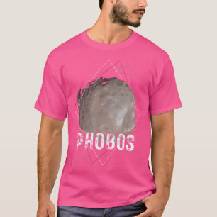 Camiseta Astronomia Espacial Solar da Lua Phobos Mars