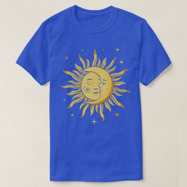 Camiseta Astronomia Estrelas Retro Planetas da Lua Solar As (Frente do Design)