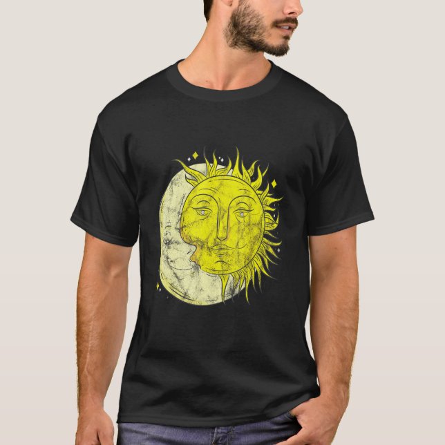 Camiseta Astronomia Estrelas Retro Planetas da Lua Solar As (Frente)