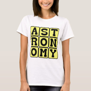Camiseta Astronomia, Estudo do Espaço Exterior