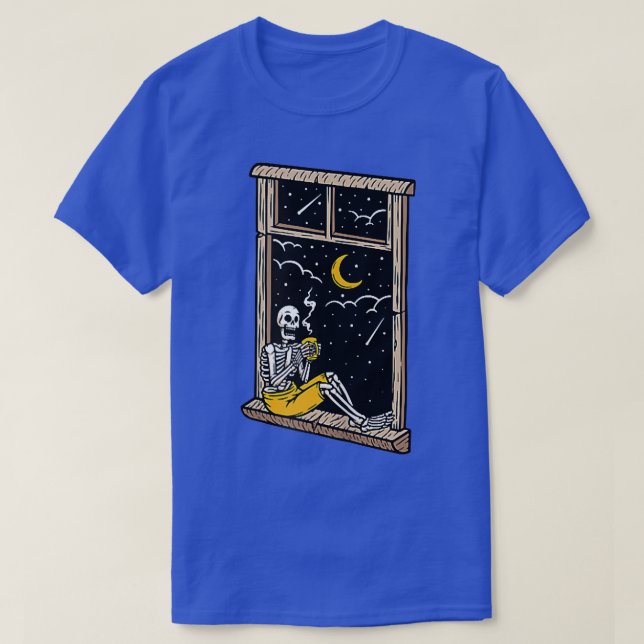 Camiseta Astronomia Fiend Skeleton  (Frente do Design)