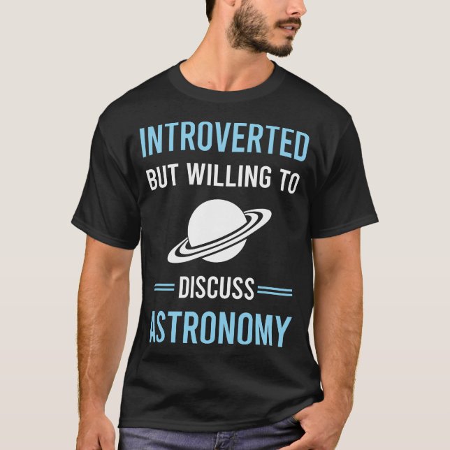 Camiseta Astronomia Introvertida (Frente)