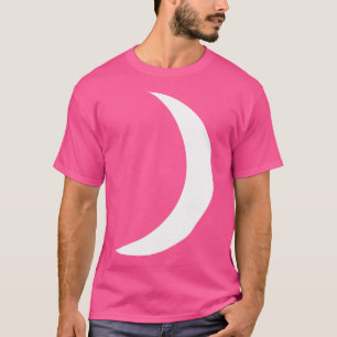 Camiseta Astronomia legal da Lua do Crescente Branco