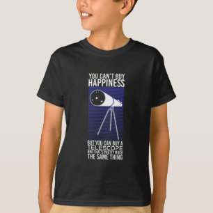 Camiseta Astronomia - Não se pode Comprar a felicidade