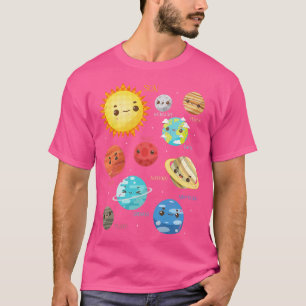 Camiseta Astronomia Solar System Sun Planet