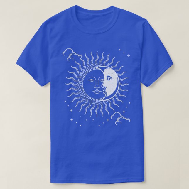 Camiseta Astronomia Sun Celestial Corpos Lua Astrologia (Frente do Design)