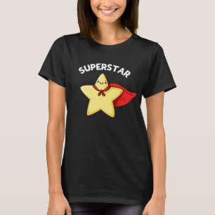Camiseta Astronomia Super Star Funny Pun Dark BG