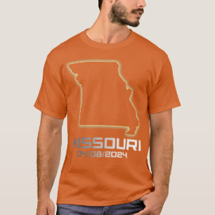 Camiseta Astronomia total da América do Missouri, Solar Ecl