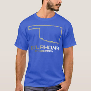 Camiseta Astronomia total da América do Oklahoma Eclipse So
