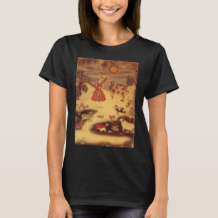 Camiseta Astronomia Vintage, Arte Celestial Asiática Antiqu