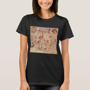Camiseta Astronomia Vintage, Mapa Celeste de Carel Allard