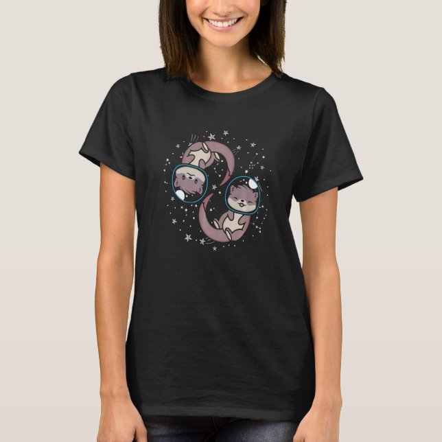 Camiseta Astronomia Zoológica Astronauta Espacial Ot (Frente)