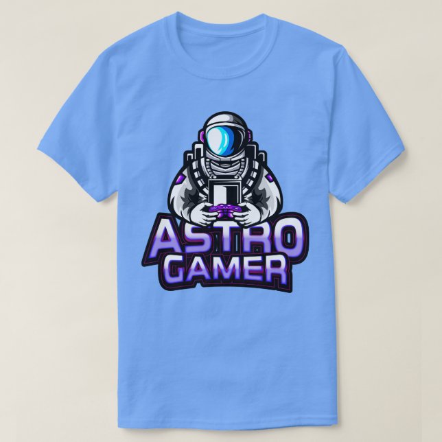 Camiseta Astrônomo Astro para Jogos Esportes (Frente do Design)