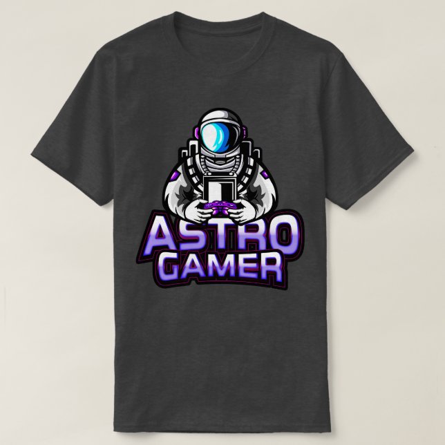 Camiseta Astrônomo Astro para Jogos Esportes (Frente do Design)