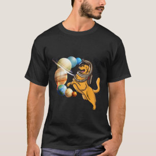 Camiseta Astrônomo de Ouro Espacial - Shirt Stars Plane