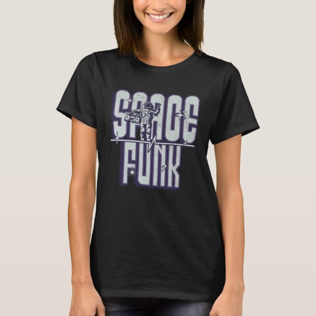 Camiseta Astrônomo Espacial do Funk Chillin Galaxy Astr (Frente)