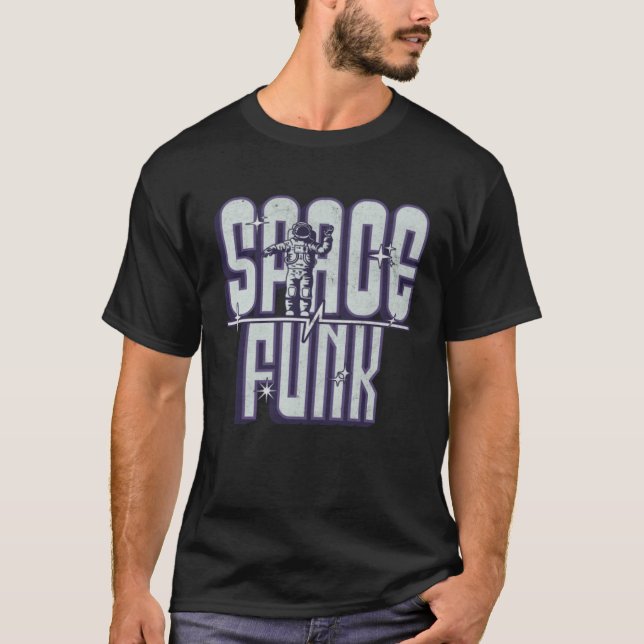 Camiseta Astrônomo Espacial do Funk Chillin Galaxy Astr (Frente)
