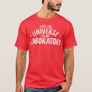 Camiseta Astrônomo Eu Tenho O Universo Como Meu Laboratório