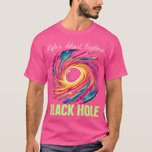 Camiseta Astrônomo Universo do Espaço Buraco Negro