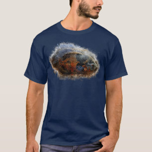 Camiseta Astronotus ocellatus de peacock cichlid