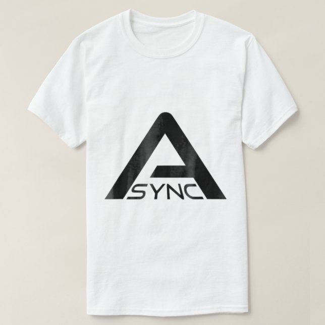 Camiseta ASYNC  Backrooms Pixels Research  (Frente do Design)