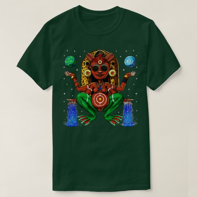 Camiseta Atabey Taino Goddese (Frente do Design)