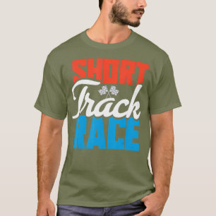 Camiseta Atalho de Motocross de pista Curta
