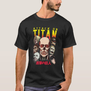 Camiseta Ataque À Colagem 4 De Titã