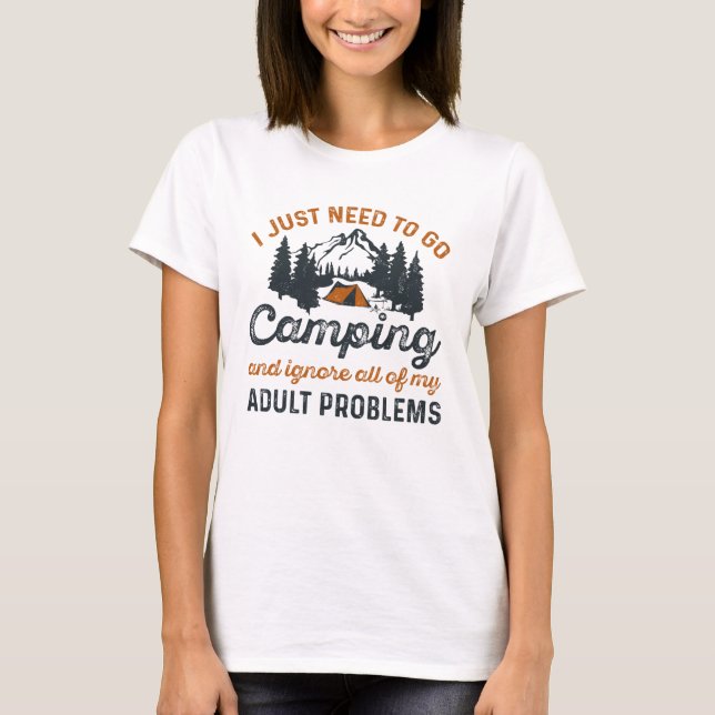 Camiseta Ataque a Problemas com Adultos (Frente)